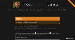 Desktop Screenshot of jontsai.com